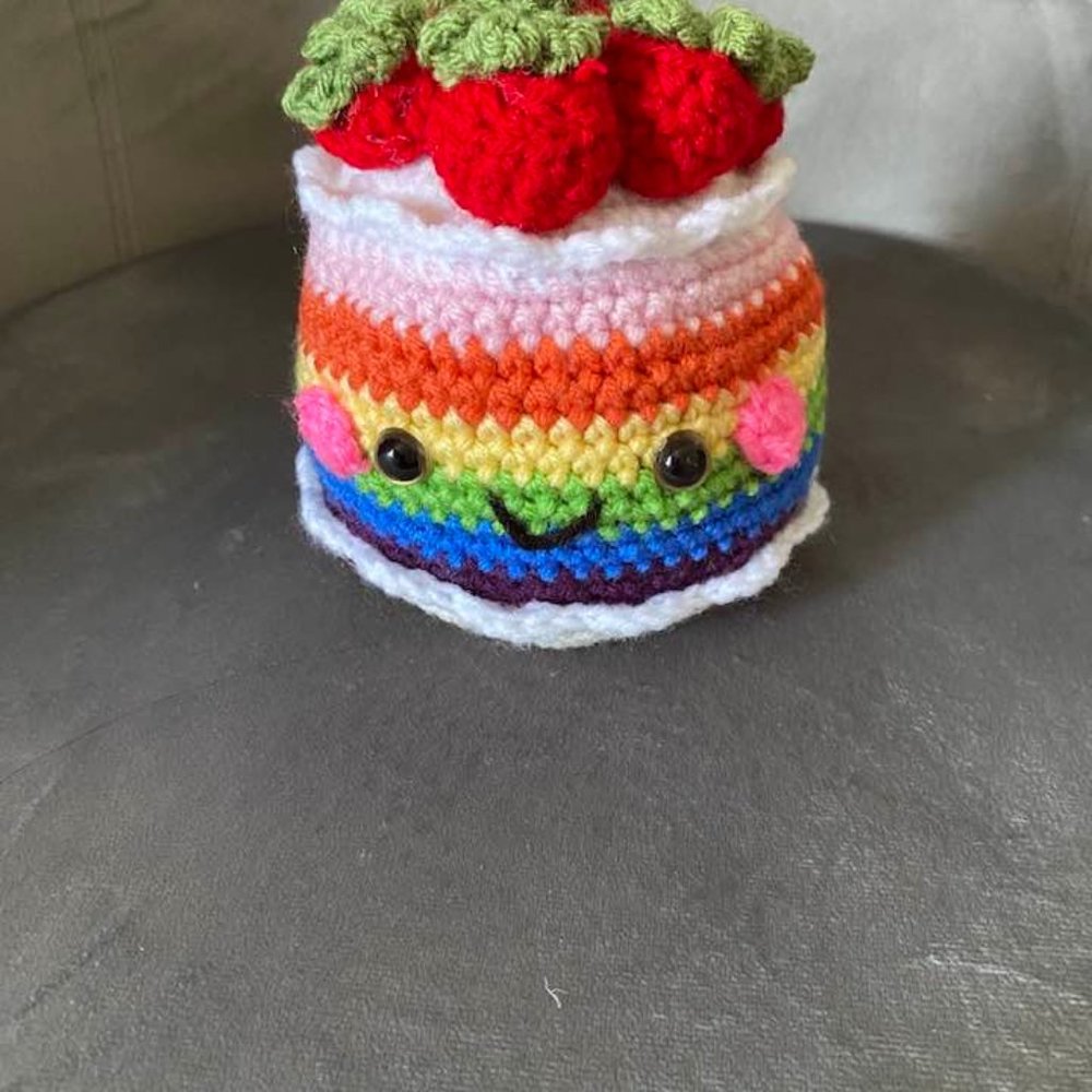SALE !Handmade crochet  cake